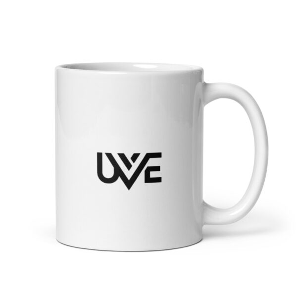 taza blanca uve